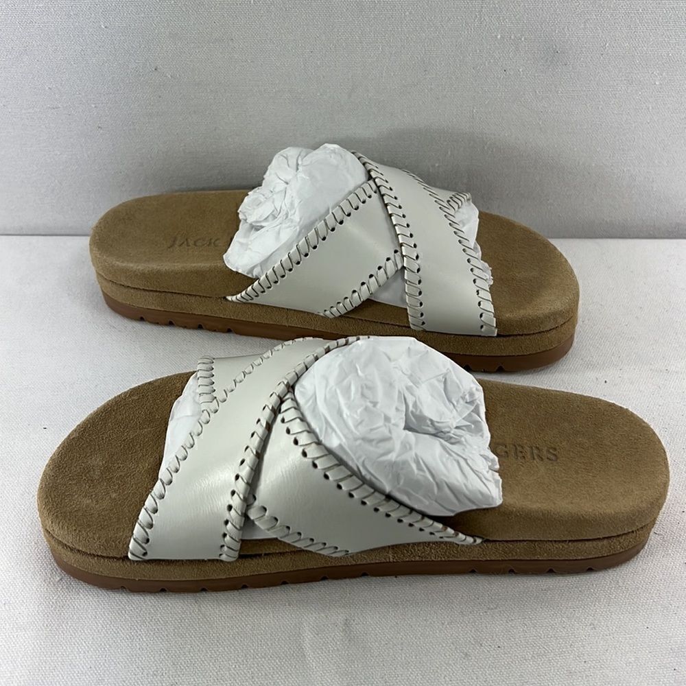 Jack Rogers Lexi Criss-Cross Sandals White size 5 - Picture 3 of 5